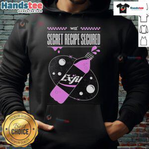 Alt Text: Nice Exfil Wiz Secret Recipe Secured Hoodie featuring stylish design and secure pockets for tech enthusiasts.