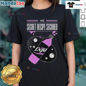 Nice Exfil Wiz Secret Recipe secured ladies tee featuring a stylish design for fans of unique culinary apparel.