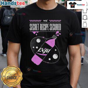 Nice Exfil Wiz Secret Recipe Secured T-Shirt featuring a stylish design for fans of unique graphic tees.