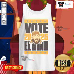 Nice Fernando Tatis Jr. 2025 Vote Tank Top featuring vibrant graphics and stylish design for baseball fans.