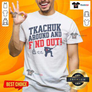Nice Florida Tkachuk Around And Find Out T-Shirt featuring bold graphics and a casual design perfect for fans.
