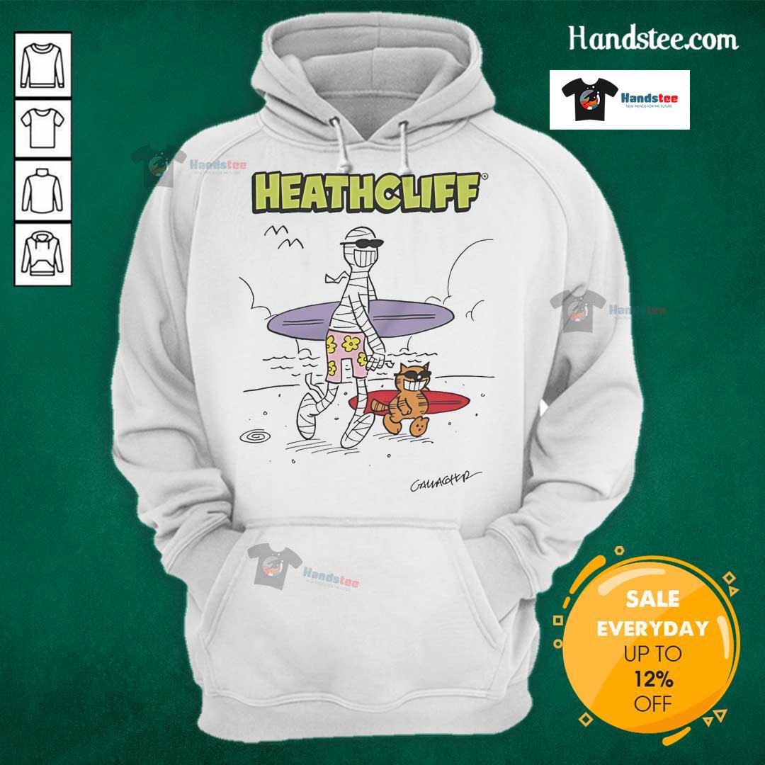 Nice Heathcliff and the Summer Mummy hoodie featuring a stylish design perfect for casual wear and summer outings.