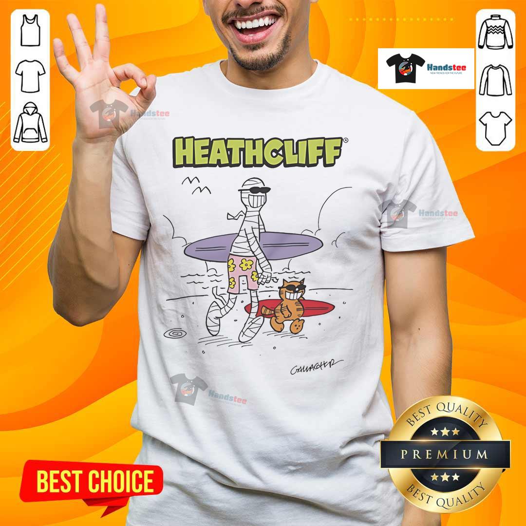 Stylish Nice Heathcliff and The Summer Mummy T-Shirt featuring vibrant graphics for fans of unique graphic tees.