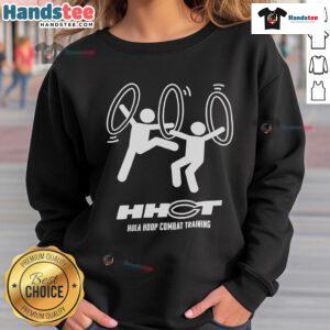 Nice Hula Hoop Combat Training sweatshirt featuring vibrant design, perfect for fitness enthusiasts and hula hoop lovers.