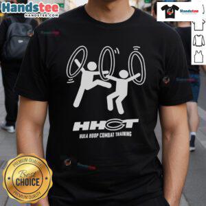 Nice Hula Hoop Combat Training Hhct T-Shirt featuring a vibrant design for fitness enthusiasts and hula hoop lovers.
