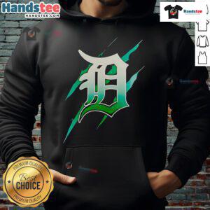 Alt Text: Stylish Nice Jurassic World Rebirth Detroit Tigers logo hoodie featuring vibrant graphics and comfortable fit.