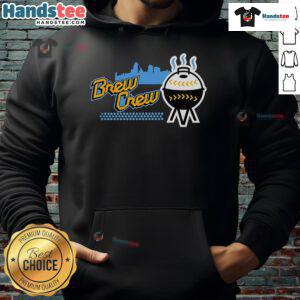 Stylish Nice Milwaukee Brewers City Connect Graphic 2025 Hoodie featuring team colors and logo for fans.