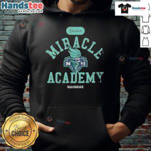 Nice New York Liberty Miracle Academy NBA Collection Hoodie showcasing team colors and logo.