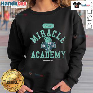 Nice New York Liberty Miracle Academy NBA Collection sweatshirt featuring team colors and logo, perfect for fans.