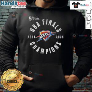 Nice Oklahoma City Thunder NBA Finals Champions hoodie featuring an offensive rebound design for 2025 season.
