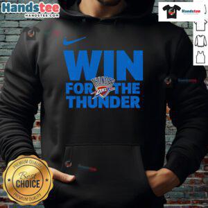 Nice Oklahoma City Thunder win hoodie showcasing team spirit and style for Thunder fans celebrating a victory.
