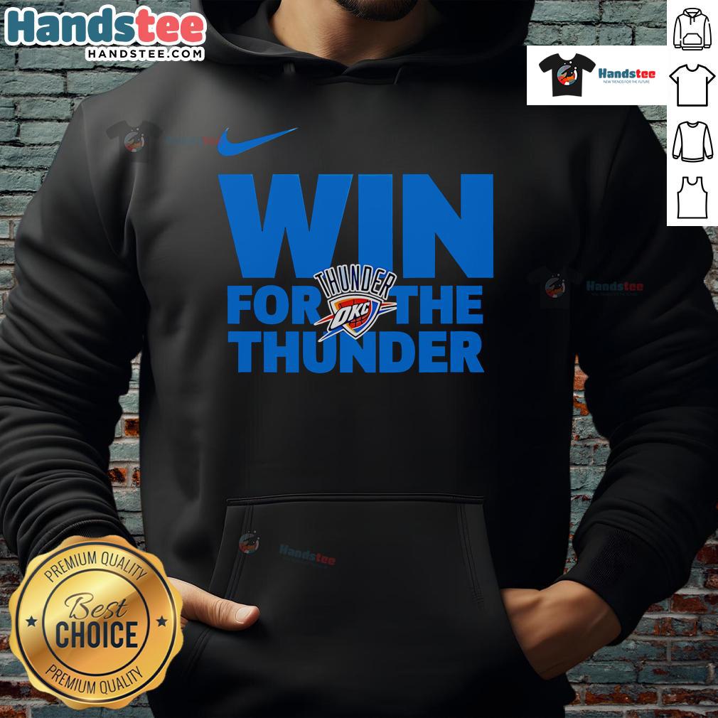 Nice Oklahoma City Thunder win hoodie showcasing team spirit and style for Thunder fans celebrating a victory.