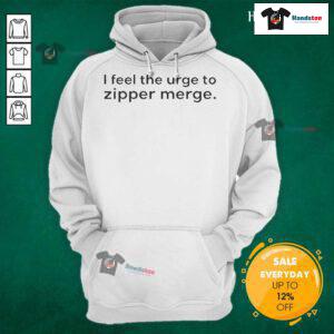 Nice Paul Tenhaken I Feel The Urge To Zipper Merge Hoodie in vibrant colors, showcasing a trendy urban style.
