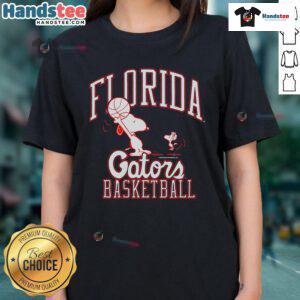 Nice Peanuts X Florida Basketball Ladies Tee featuring vibrant graphics and a stylish design for fans of the team.