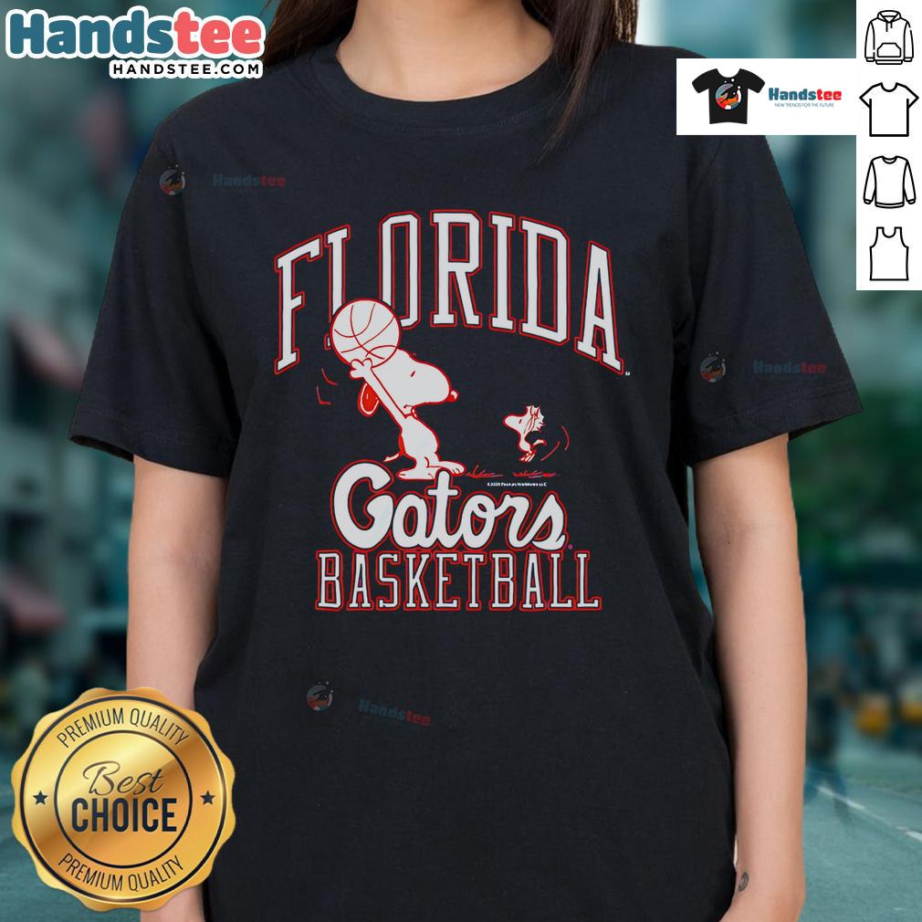 Nice Peanuts X Florida Basketball Ladies Tee featuring vibrant graphics and a stylish design for fans of the team.
