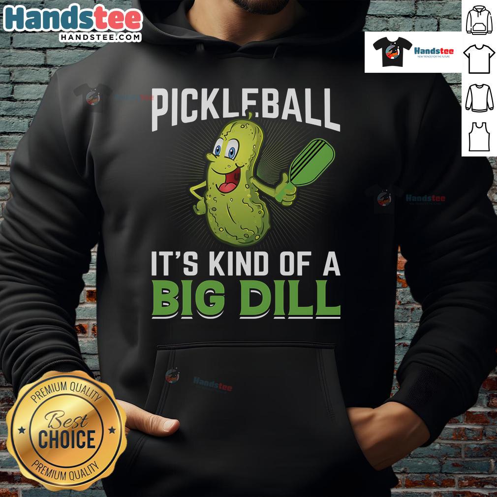 Nice Pickleball 'It's Kind of a Big Dill' Hoodie in vibrant colors, perfect for pickleball enthusiasts and casual wear.