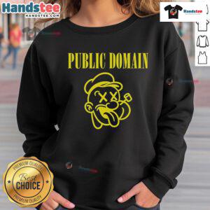 Stylish Nice Public Domain Popeye sweatshirt featuring vibrant graphics of the classic cartoon character Popeye.