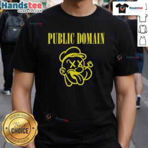 Cool public domain Popeye T-shirt design featuring classic cartoon character, perfect for fans of vintage animation.