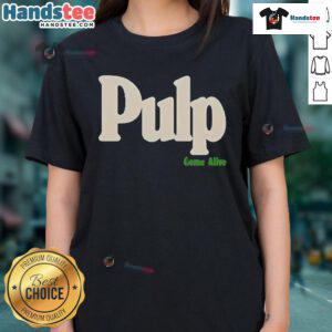 Nice Pulp Logo 2025 Ladies Tee featuring a stylish design for women, perfect for casual wear and trendy outfits.