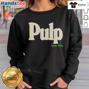 Nice Pulp Logo 2025 sweatshirt featuring a vibrant graphic design and comfortable fit for casual wear.