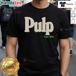 Nice Pulp Logo 2025 T-Shirt featuring a vibrant graphic design of the Nice Pulp logo on a stylish tee.