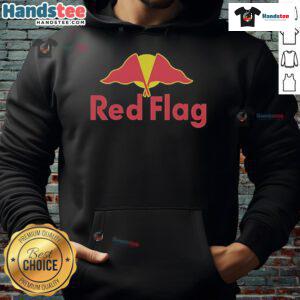 Nice Red Flag Dom Mazzetti Hoodie featuring bold graphic design and vibrant colors, perfect for casual wear.