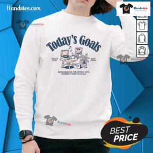 Cozy sweatshirt with 'Take It Slow' slogan, perfect for easing back into office life. Comfortable and motivational attire.