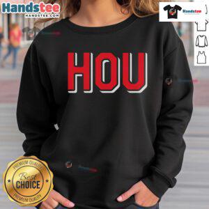 Cozy Houston city sweatshirt featuring 'Nice Where I'm From' design, perfect for showing local pride and style.
