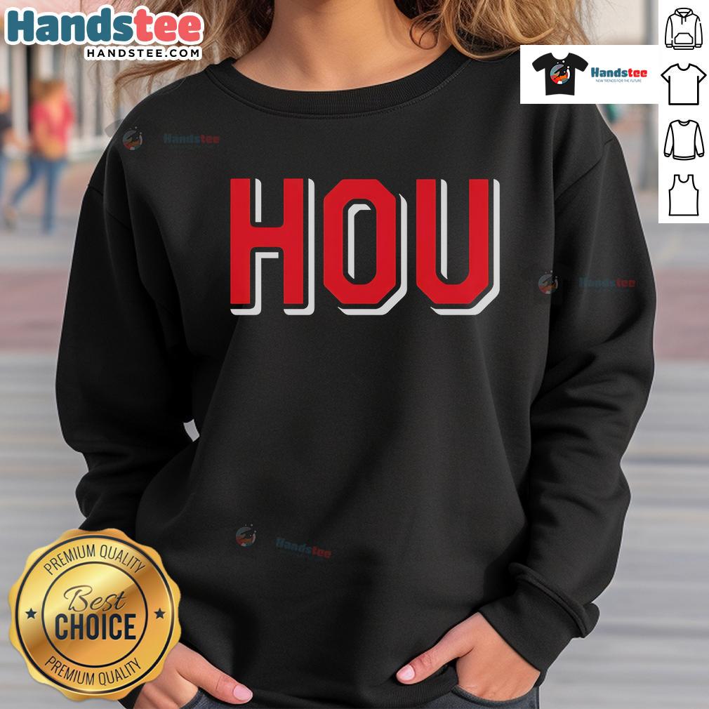 Cozy Houston city sweatshirt featuring 'Nice Where I'm From' design, perfect for showing local pride and style.