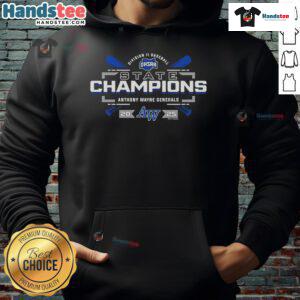 2025 OHSAA Baseball D2 State Champions hoodie for Anthony Wayne Generals, showcasing team pride and victory.