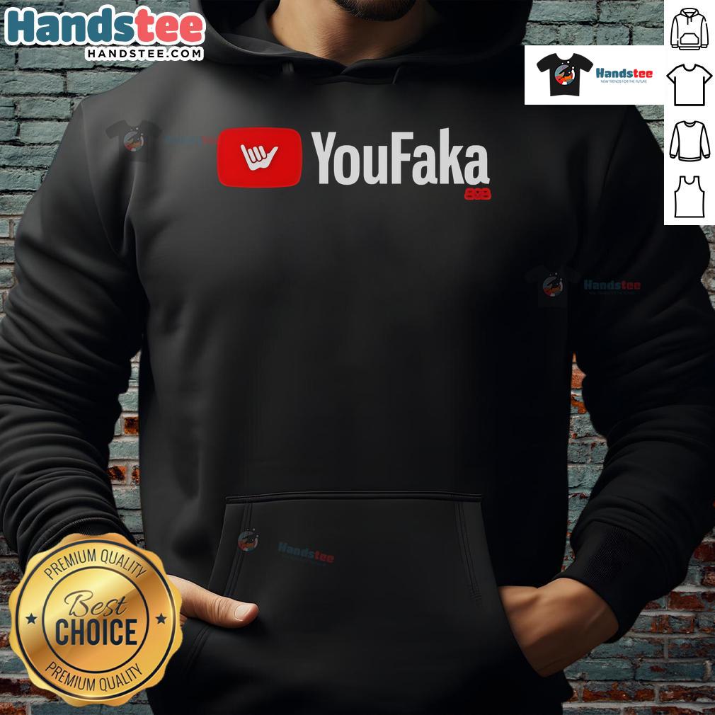Alt Text: Official 808 Viral YouFaka Hoodie in black, showcasing trendy design and stylish fit for casual wear.