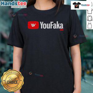 Official 808 Viral YouFaka Ladies Tee in vibrant colors, showcasing a stylish design perfect for casual wear.