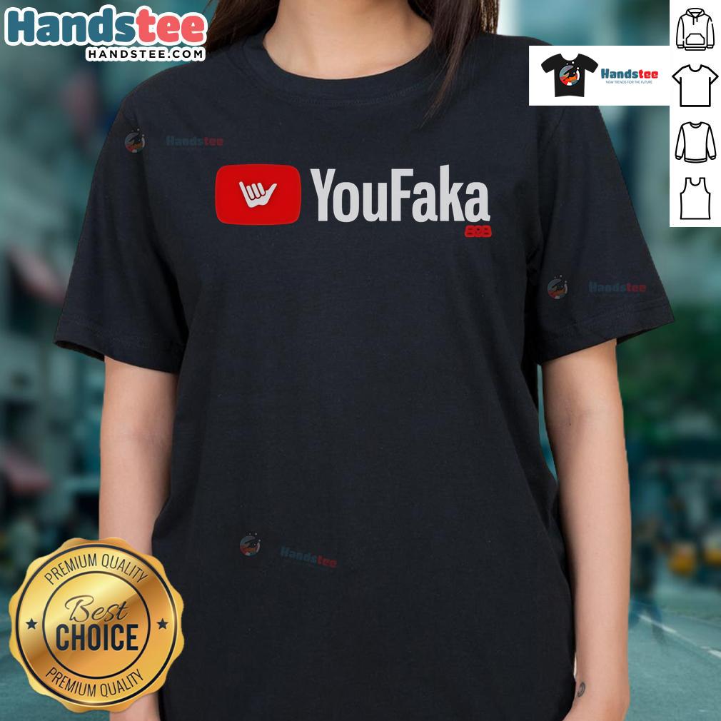 Official 808 Viral YouFaka Ladies Tee in vibrant colors, showcasing a stylish design perfect for casual wear.