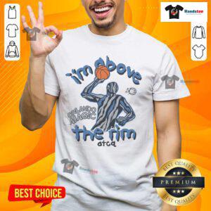 Official A Tribe Called Quest X Orlando Magic I'M Above The Rim T-Shirt featuring vibrant graphics and stylish design.