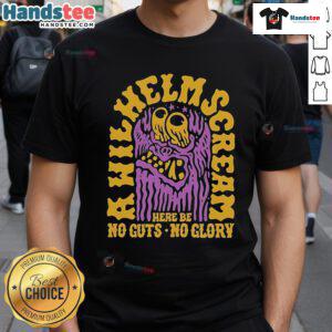 Alt Text: Official A Wilhelm Scream Here Be No Guts No Glory T-Shirt featuring bold graphics and a classic fit, perfect for fans.