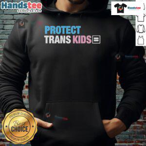 Official Andr3wsky wearing Protect Trans Kids hoodie, promoting LGBTQ+ rights and support for transgender youth.