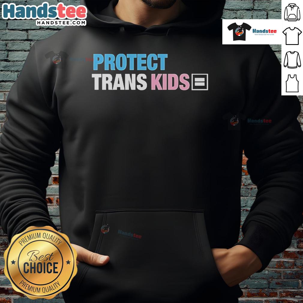 Official Andr3wsky wearing Protect Trans Kids hoodie, promoting LGBTQ+ rights and support for transgender youth.
