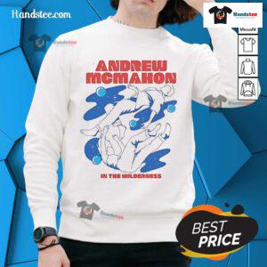 Alt Text: Official Andrew McMahon In The Wilderness Falling In My Dreams sweatshirt in vibrant colors, showcasing unique design.
