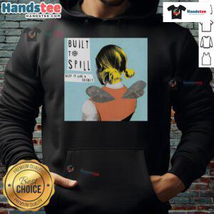 Official Built To Spill Keep It Like A Secret Hoodie in black, featuring iconic album artwork and stylish design.