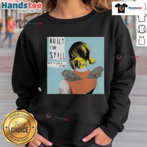Alt Text: Official Built to Spill Keep It Like A Secret sweatshirt featuring a stylish design and vibrant colors for fans.