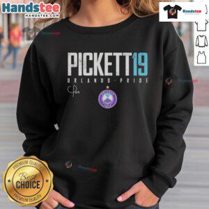 Official Carson Pickett Orlando Pride Elite 19 Sweatshirt in vibrant colors, perfect for fans supporting the team.