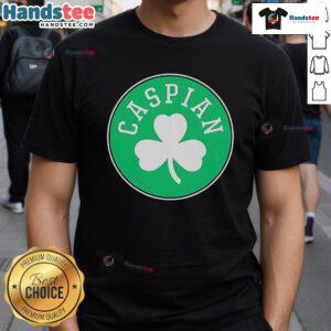 Official Caspian Celtics T-Shirt featuring logo, vibrant colors, and a stylish design for fans and supporters.