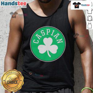 Official Caspian Celtics Tank Top featuring a stylish design, perfect for casual wear and sports fans.