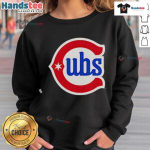Official Chicago Cubs logo alternate sweatshirt featuring vibrant colors and team branding, perfect for fans.