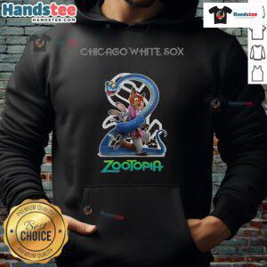 Official Chicago White Sox Zootopia 2 Hoodie featuring vibrant graphics and team logo, perfect for fans and collectors.