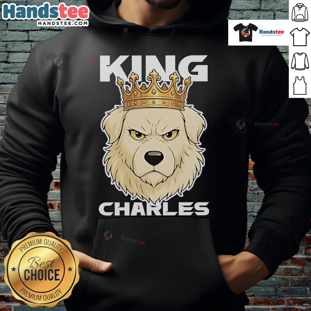 Cozy Official Dog King Charles Hoodie featuring a cute King Charles Spaniel design, perfect for pet lovers.