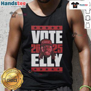Official Elly De La Cruz 2025 Vote Tank Top featuring bold graphics and vibrant colors for supporters.