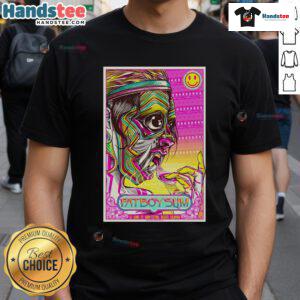 Official Fatboy Slim Baum Festival poster t-shirt design for Bogota, Colombia, June 1, 2025.