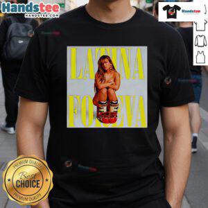 Official Latina Foreva Poster T-Shirt featuring vibrant graphics and bold text celebrating Latina culture and pride.