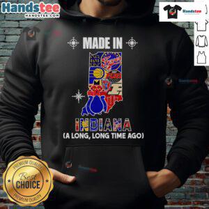 Official Made In Indiana A Long Long Time Ago hoodie featuring vintage design and comfortable fit, perfect for fans.